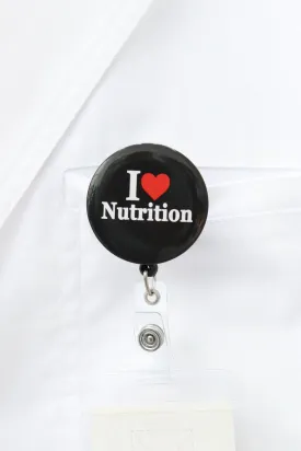 I Love Nutrition ID Badge