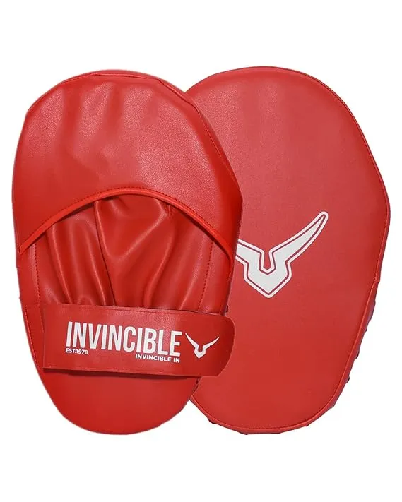 Invincible Classic Cardio Fitness Red Training Mitts