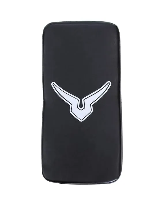 Invincible Rebound Synthetic Leather Curved Boxing Punching Kicking Pad, Arm Shield for Training of Karate, Martial Art, UFC, MMA (BLACK/GREY)