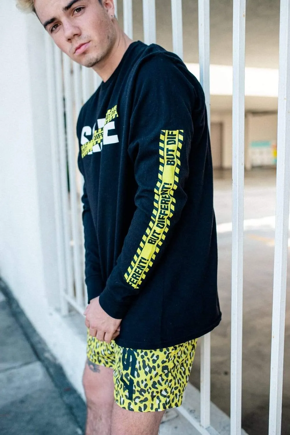 Jordan Beau: Signature 'Same But Different' Black Long Sleeve Shirt