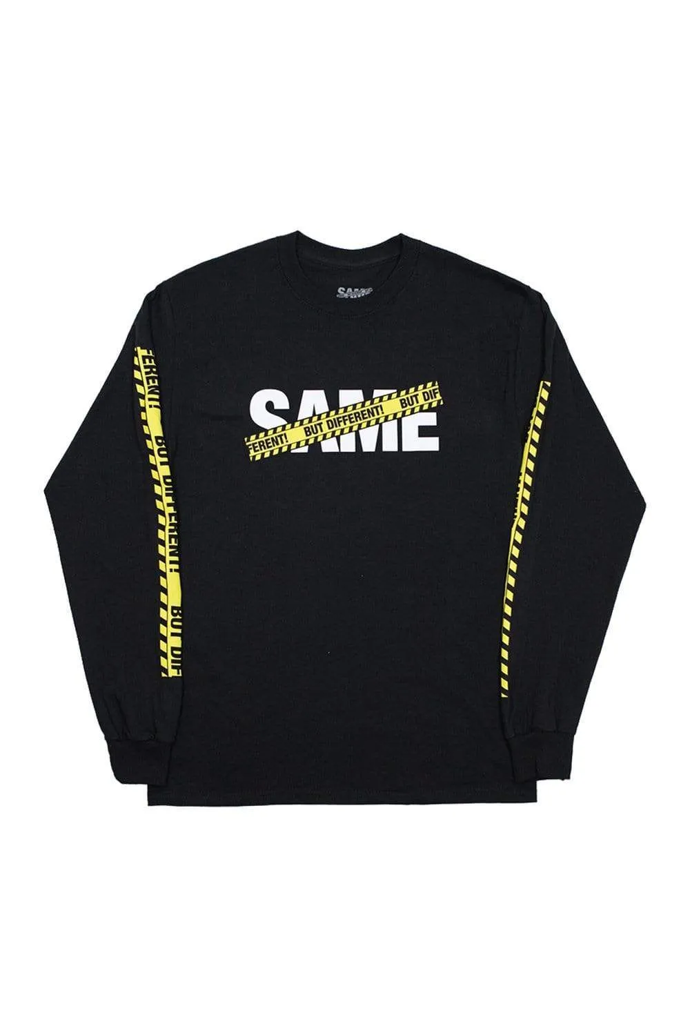 Jordan Beau: Signature 'Same But Different' Black Long Sleeve Shirt