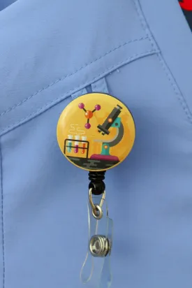 Laboratory Microscope ID Badge