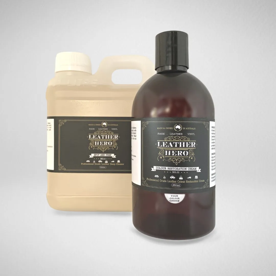 Leather Colour Cream Kit - Lilac