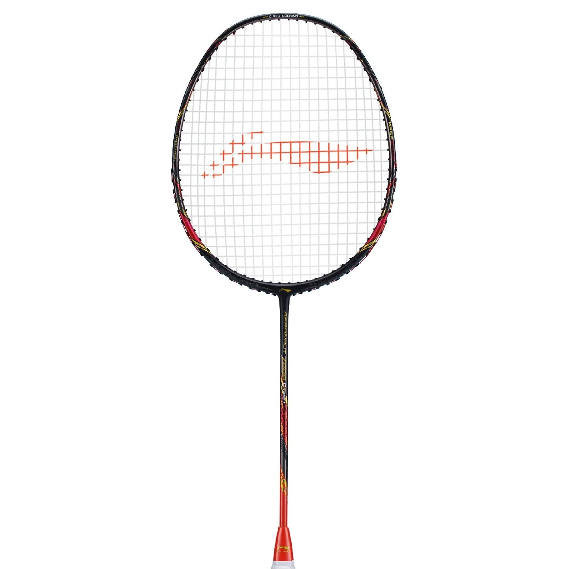 Li-Ning Aeronaut 7000C Combat Badminton Racquet - Black/Red