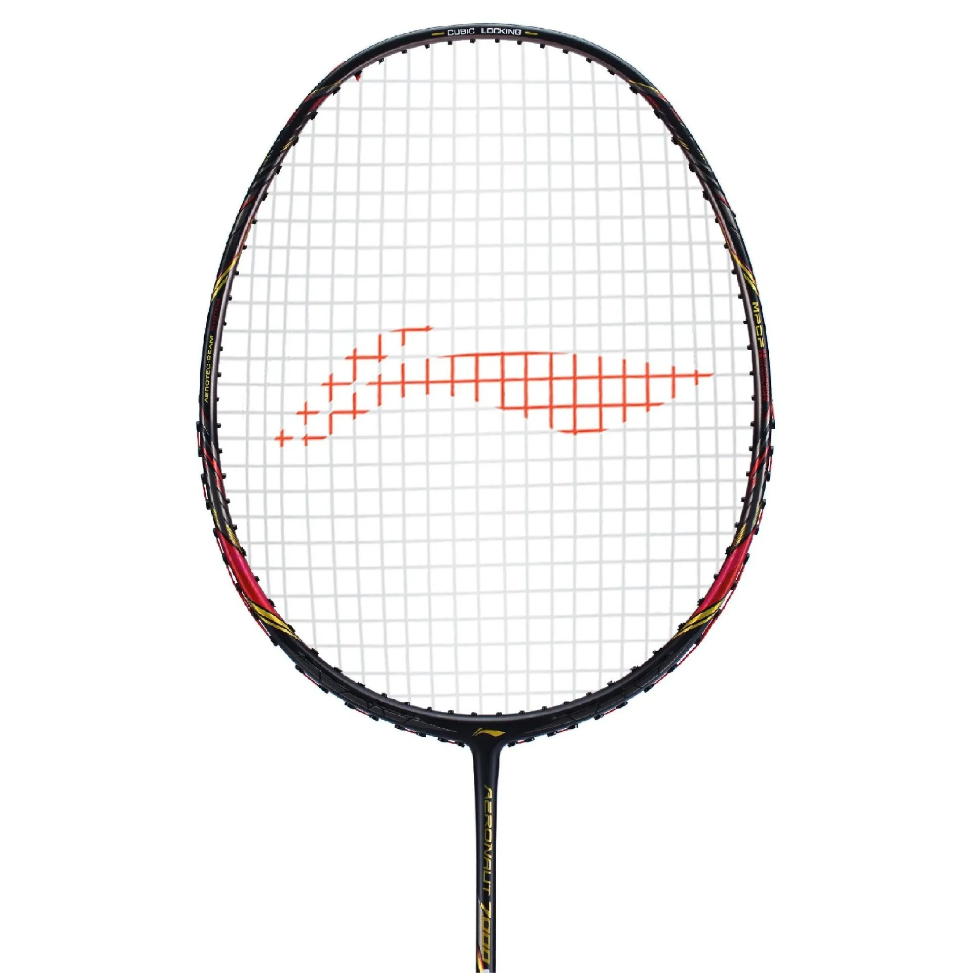 Li-Ning Aeronaut 7000C Combat Badminton Racquet - Black/Red