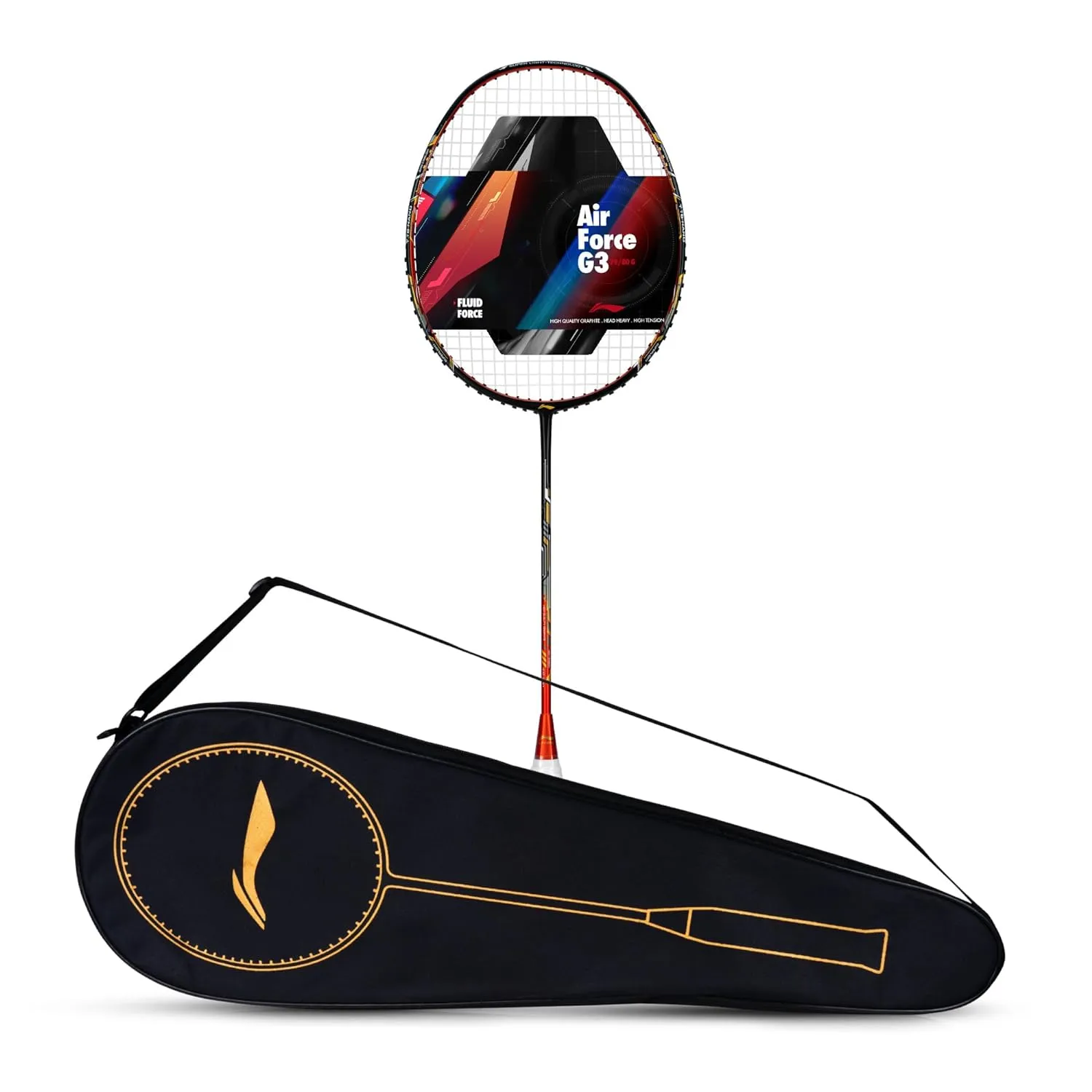 Li-Ning Air-Force 78 G3 Carbon Fibre Strung Badminton Racquet