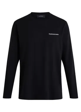 Long sleeve Peak Performance Original backprint - Black