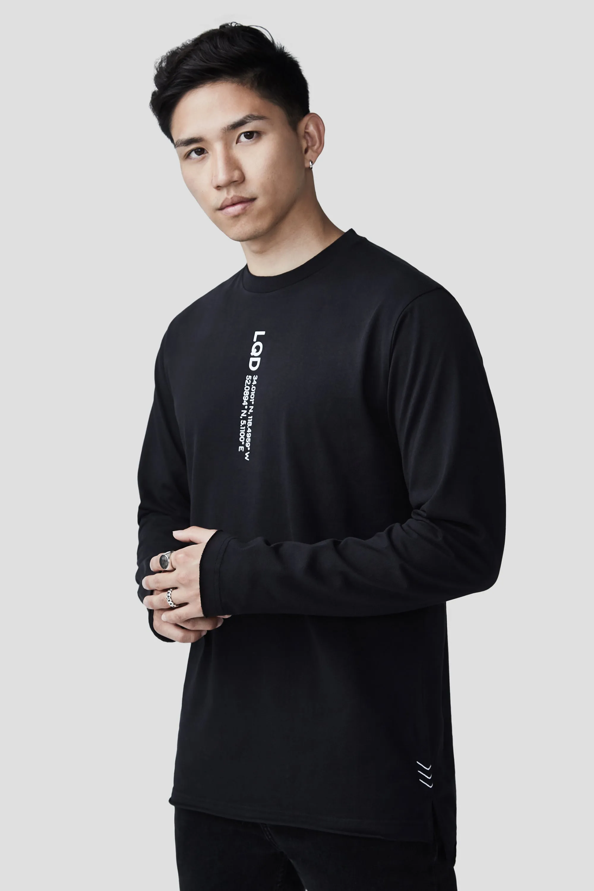 LQD RAW EDGE LONG SLEEVE TEE
