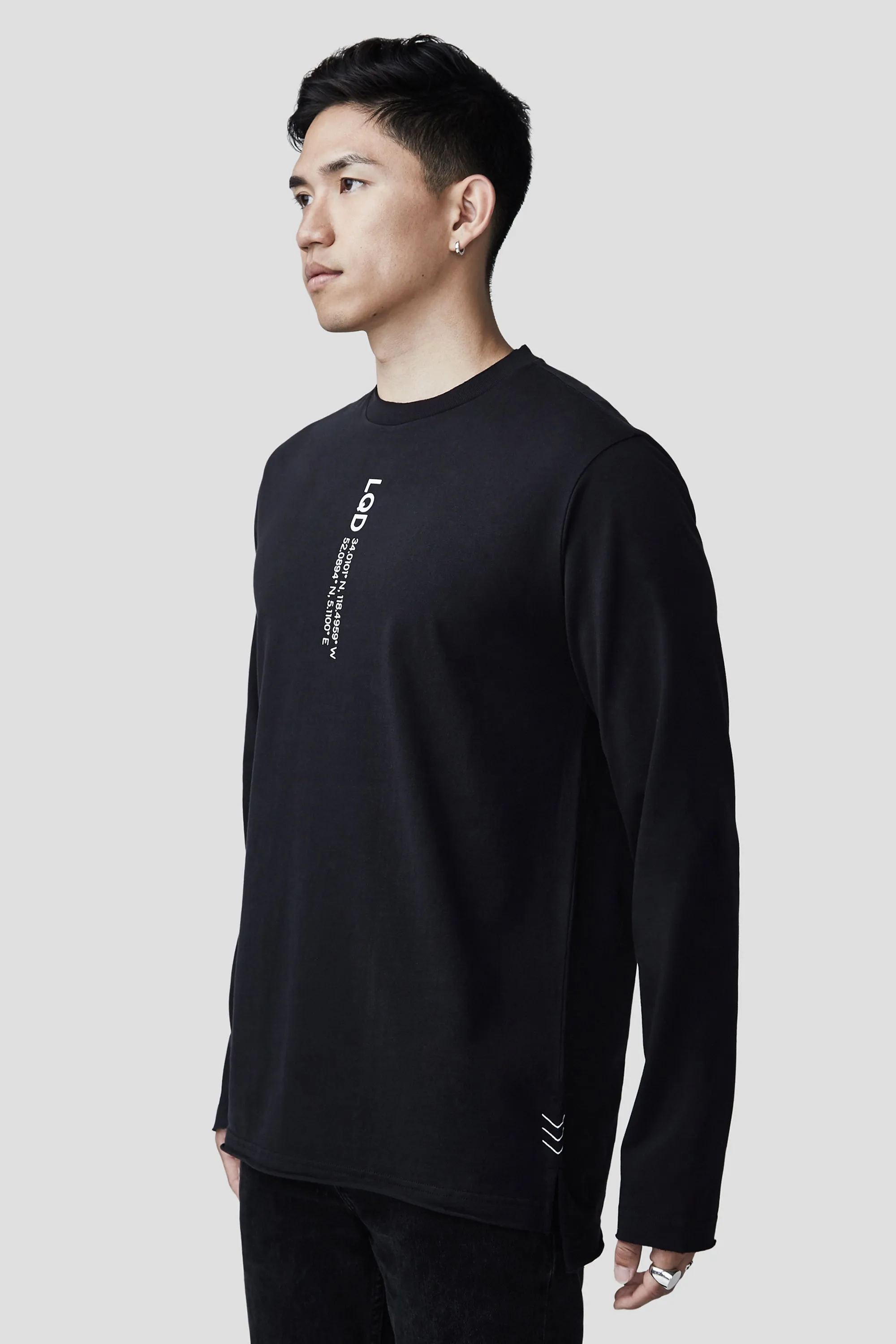 LQD RAW EDGE LONG SLEEVE TEE