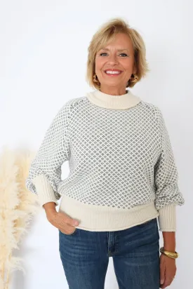 Maggie Sweater- White