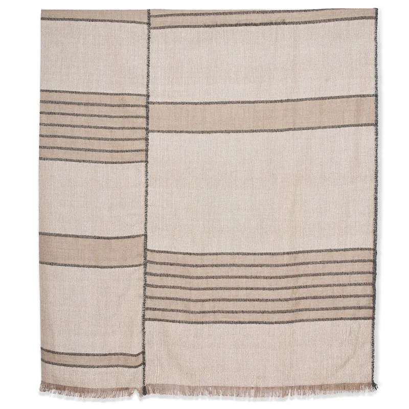 Manta in Sand Alpaca Bedcover and Throw