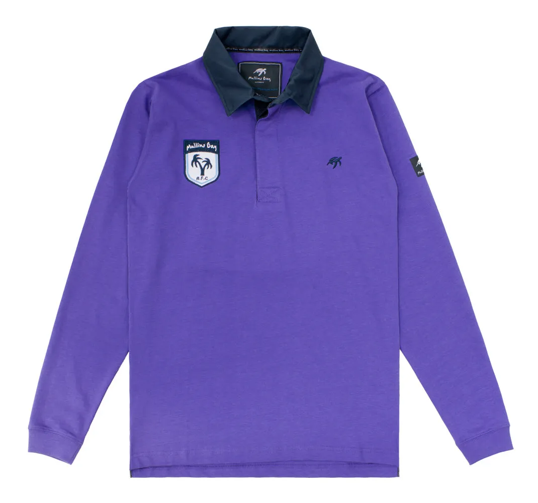 Mens Mullins Club Rugby Shirt - Indigo Haze