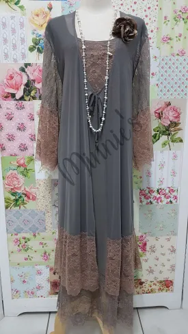Mocha 2-Piece Dress Set MB085
