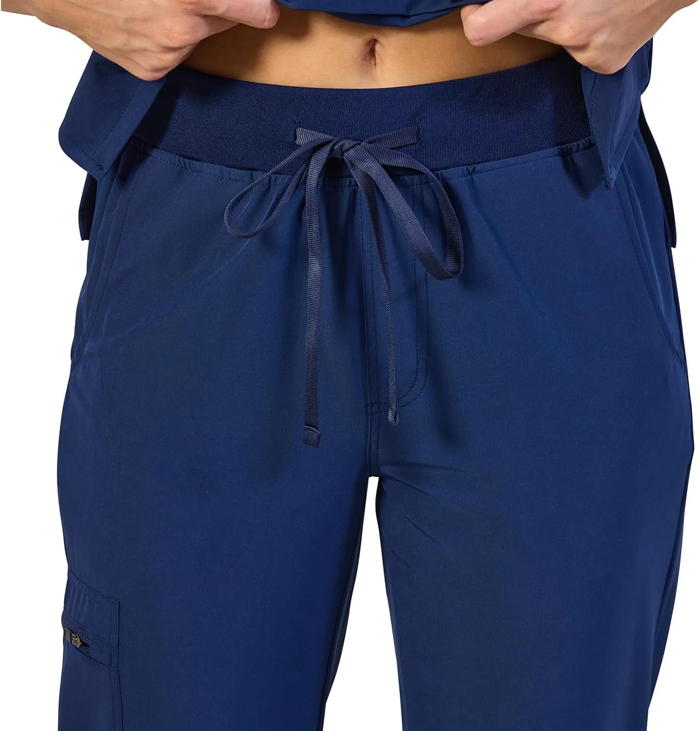 Naivlizer Scrub Pants for Women Jogger Pants Medical Uniform with 5 Pockets