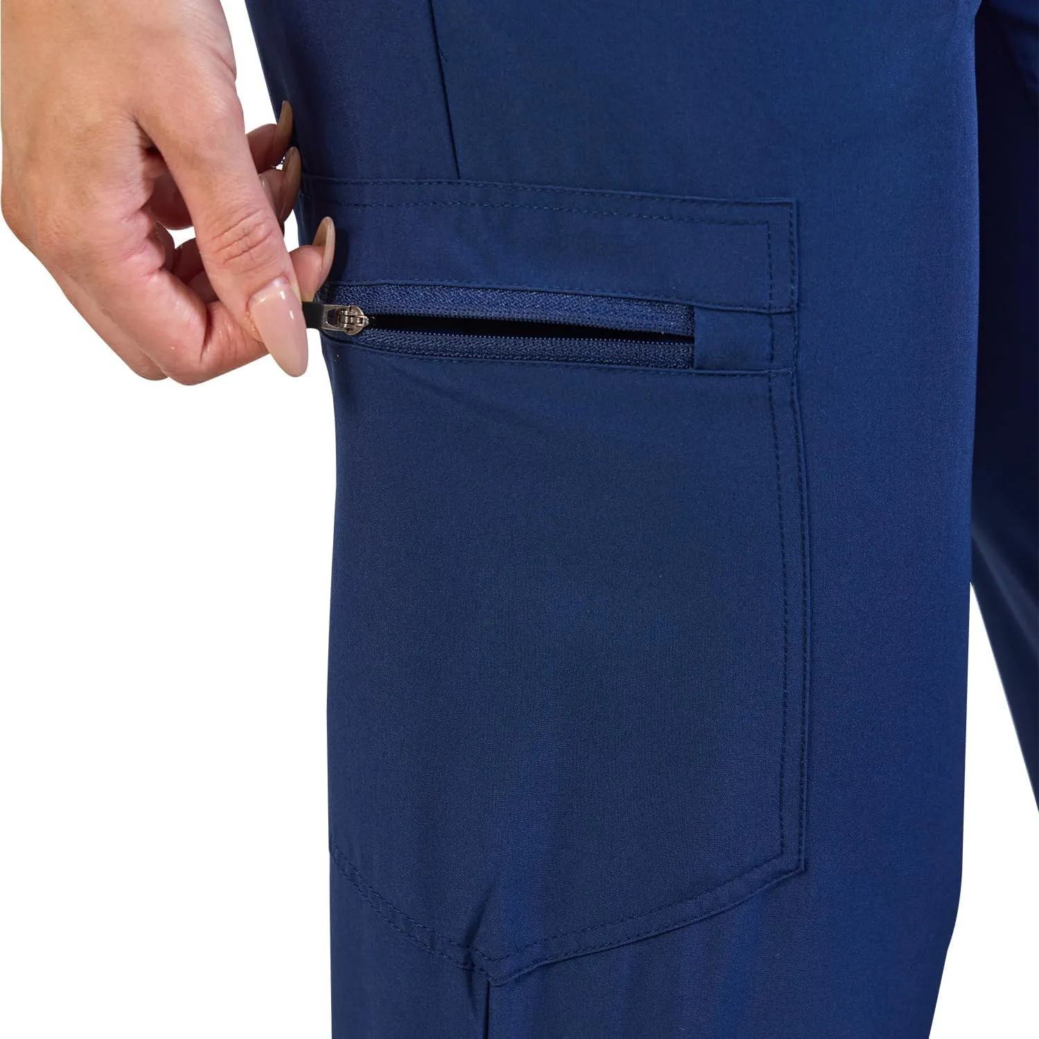 Naivlizer Scrub Pants for Women Jogger Pants Medical Uniform with 5 Pockets
