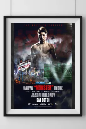 Naoya Inoue vs. Jason Moloney Official Event Poster (24x36)