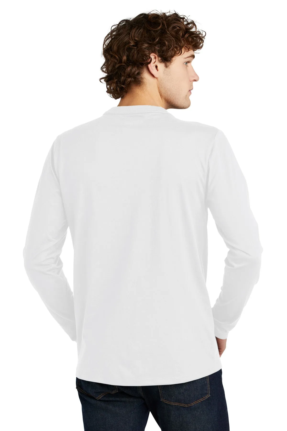 New Era Heritage Blend Long Sleeve Crew Tee. NEA102
