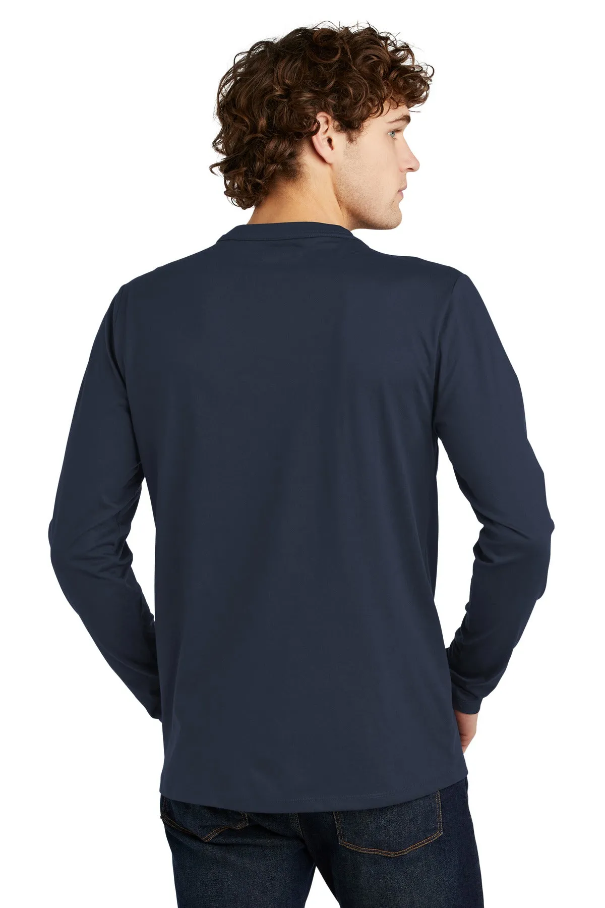 New Era Heritage Blend Long Sleeve Crew Tee. NEA102