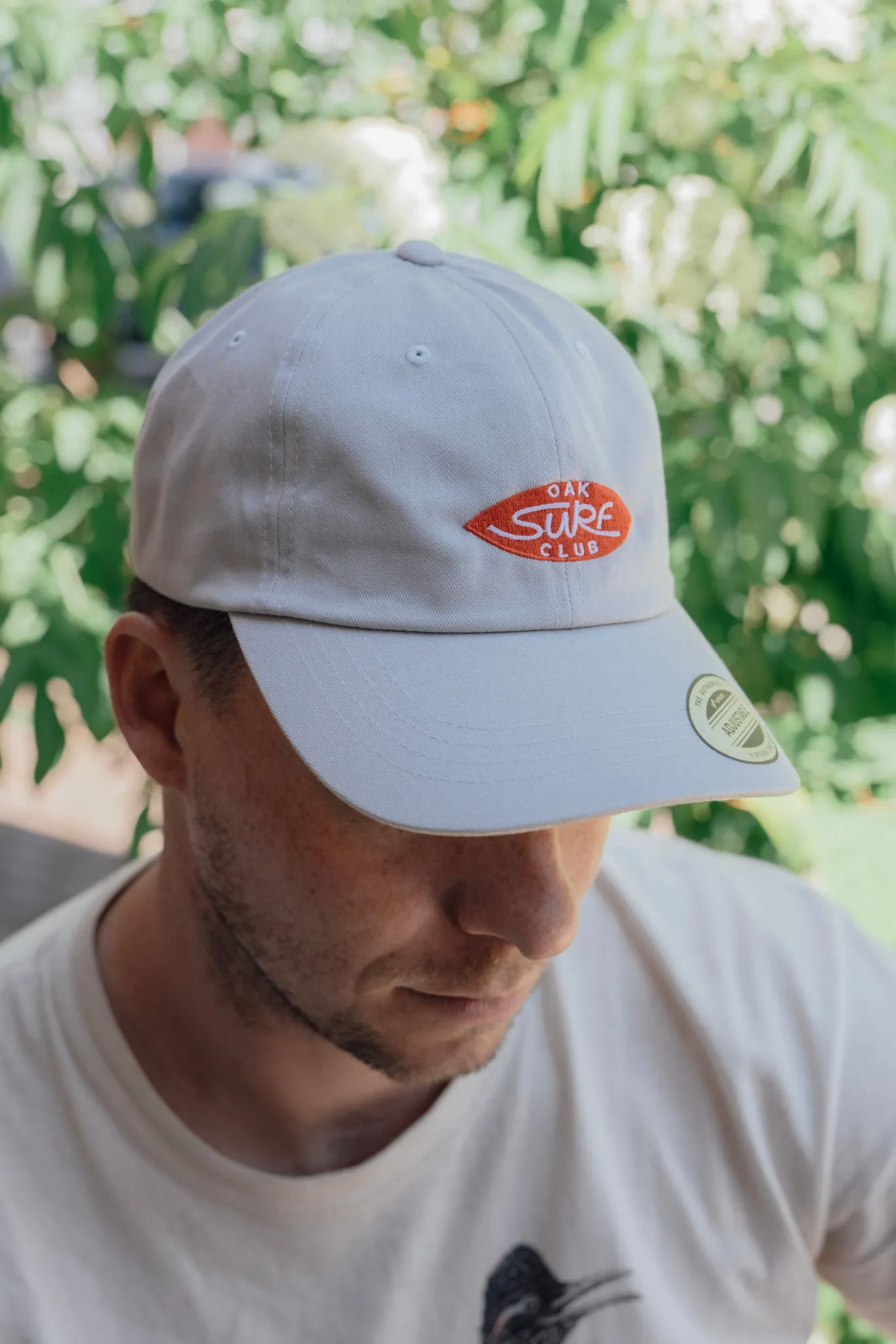 OAK SURF CLUB UNISEX COTTON TWILL HAT - GREY