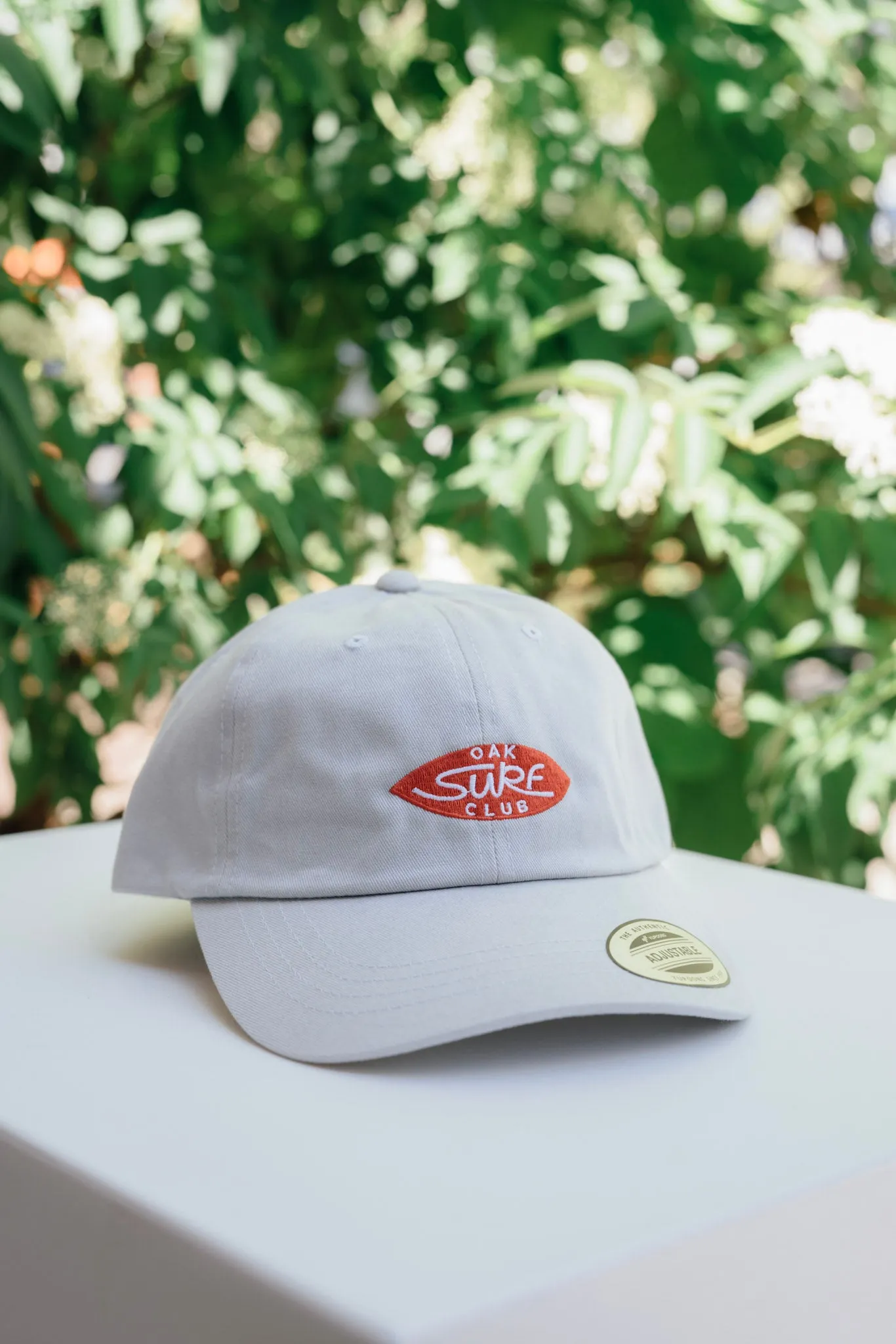 OAK SURF CLUB UNISEX COTTON TWILL HAT - GREY