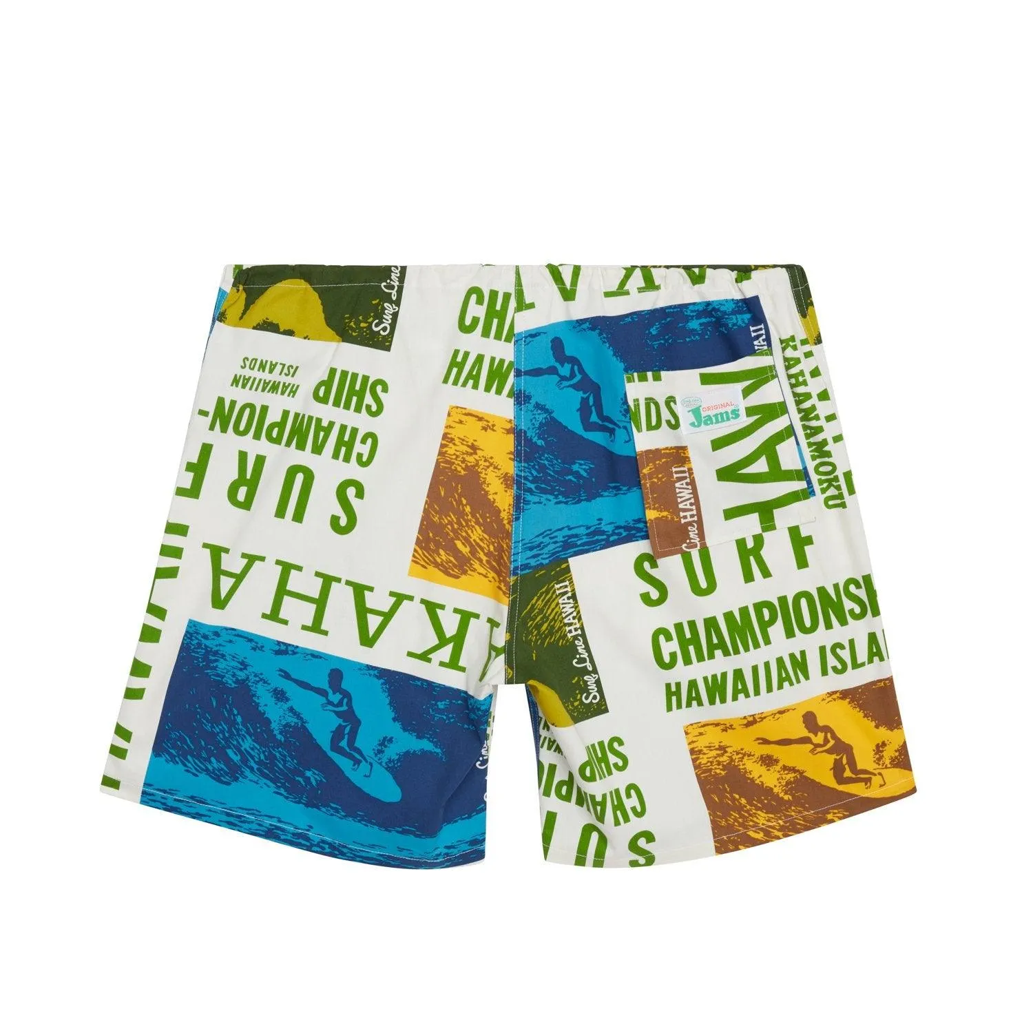 Original Jams Shorts- Surf Contest White