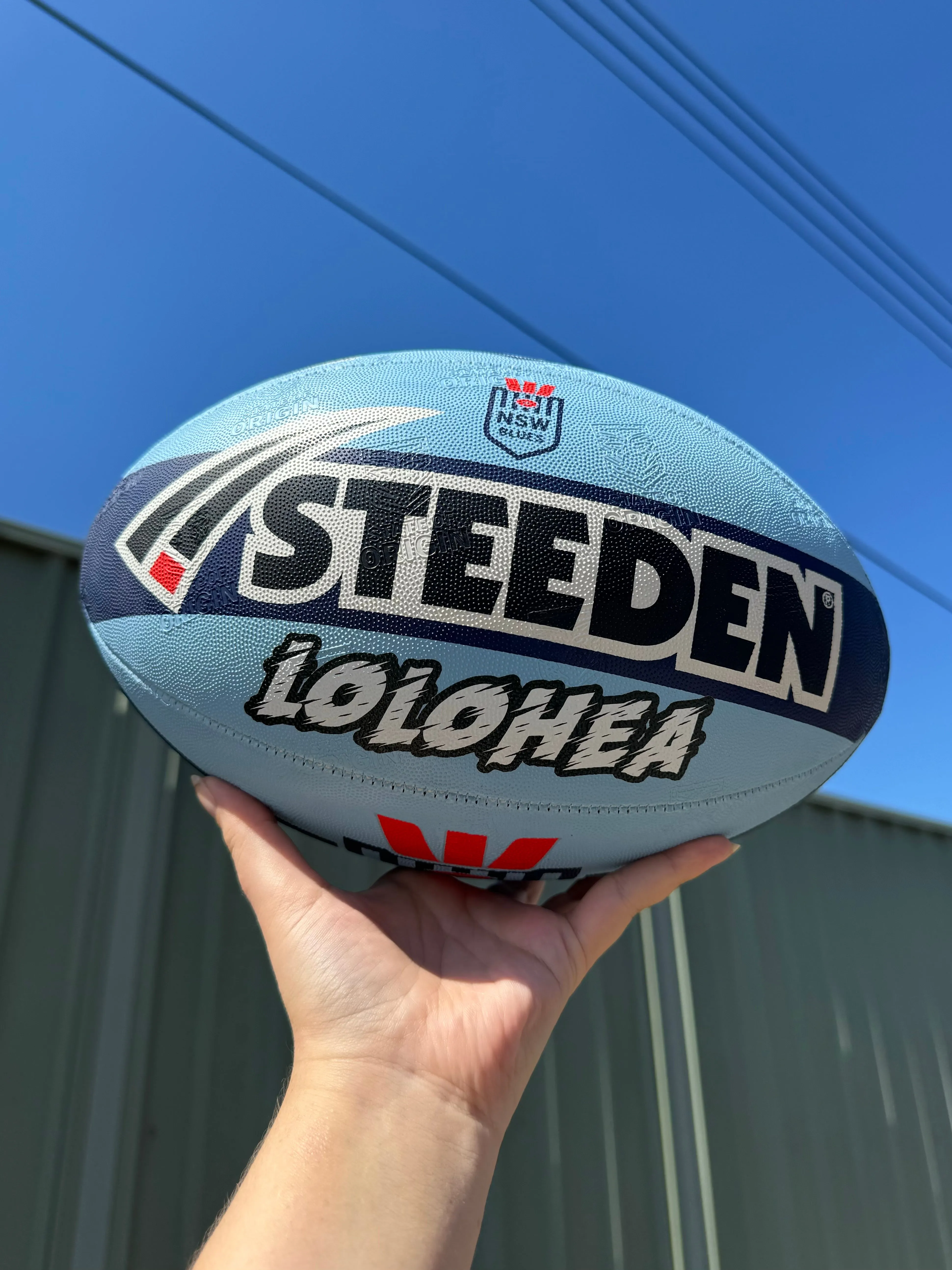 Personalised 2023 NSW State Of Origin Official NRL Ball (size 5)