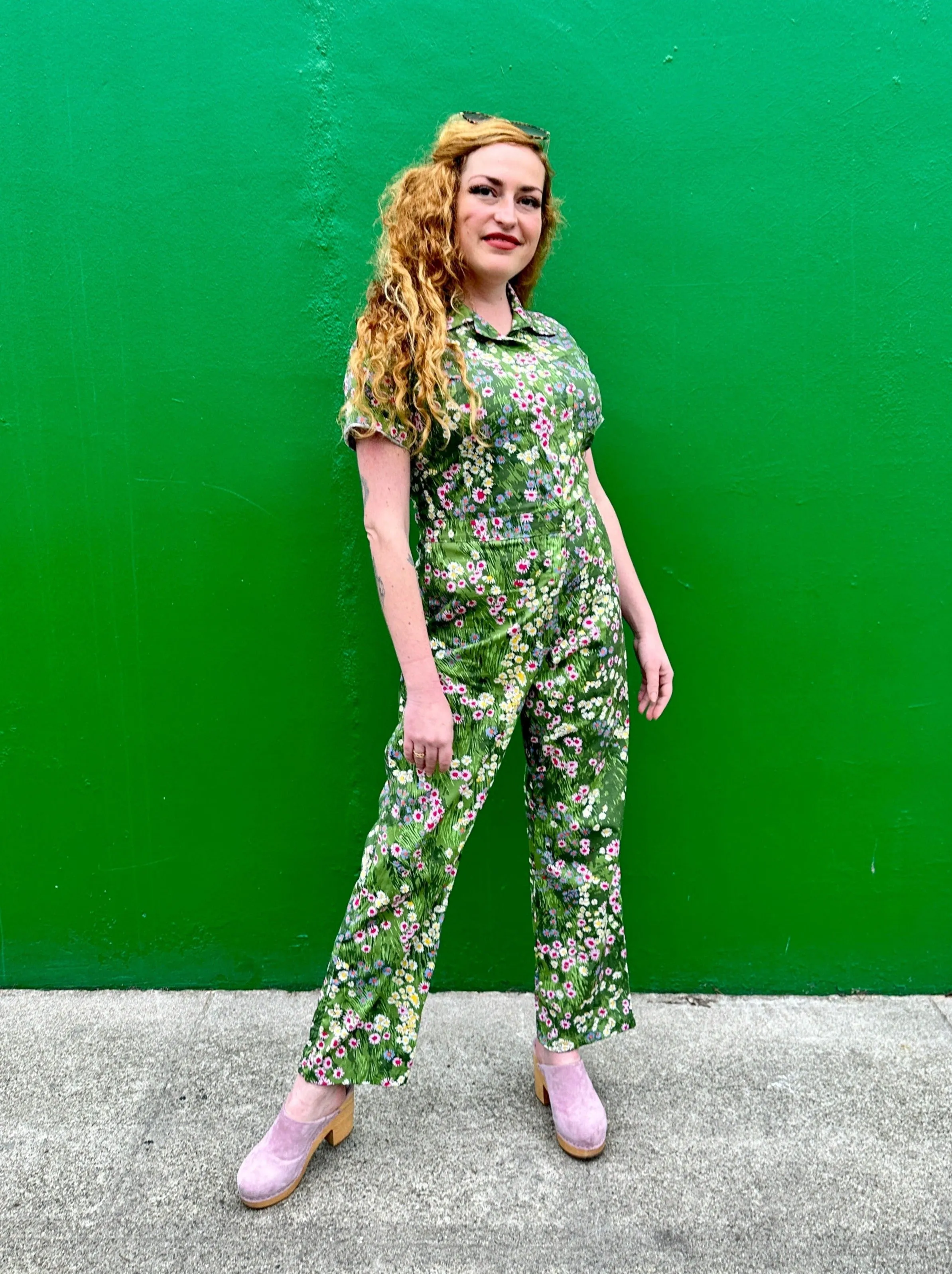 Poplin Coveralls Meadow