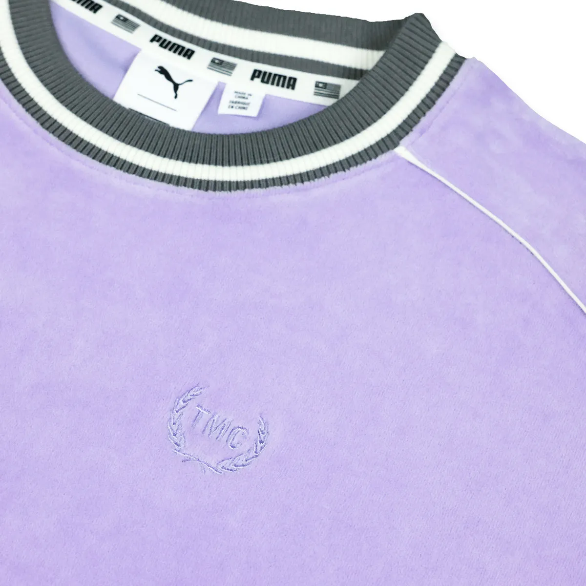 Limited Edition Puma x TMC Peoples Champ Violet Crewneck Sweatshirt