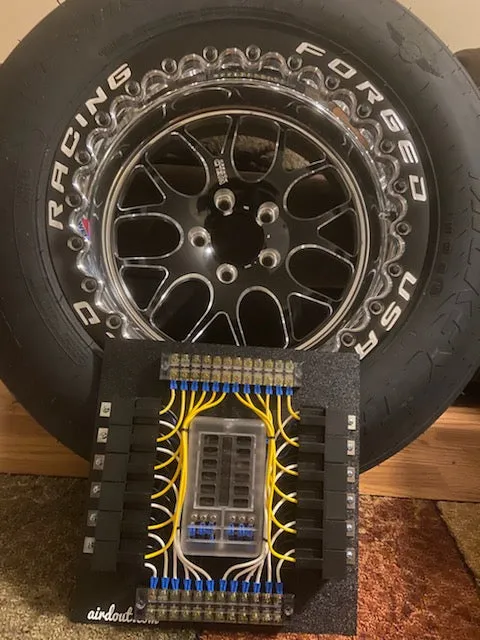 Race Car Fuse/ Relay Panel Block 12 Way