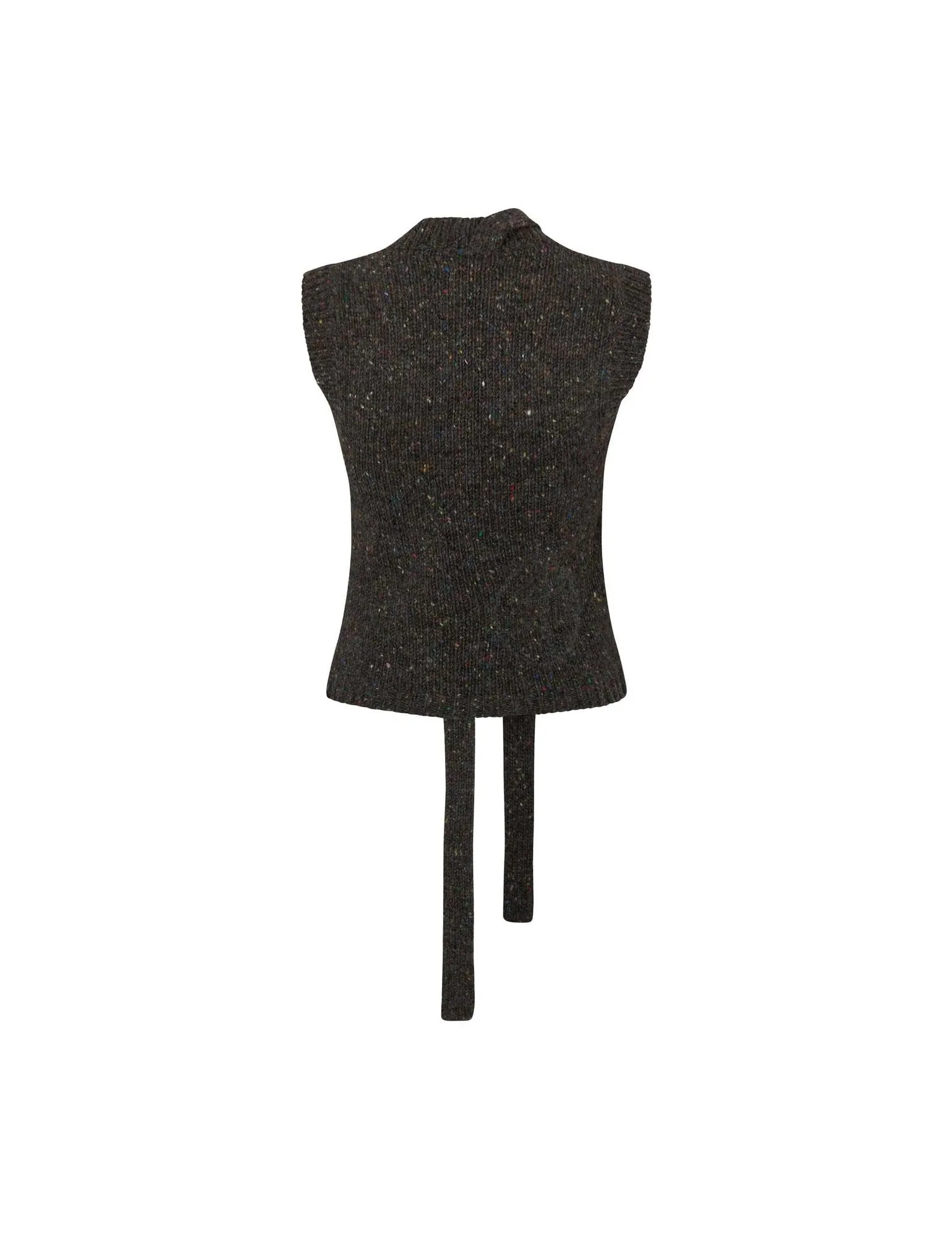 Rosemarie Vest — Speckled Grey
