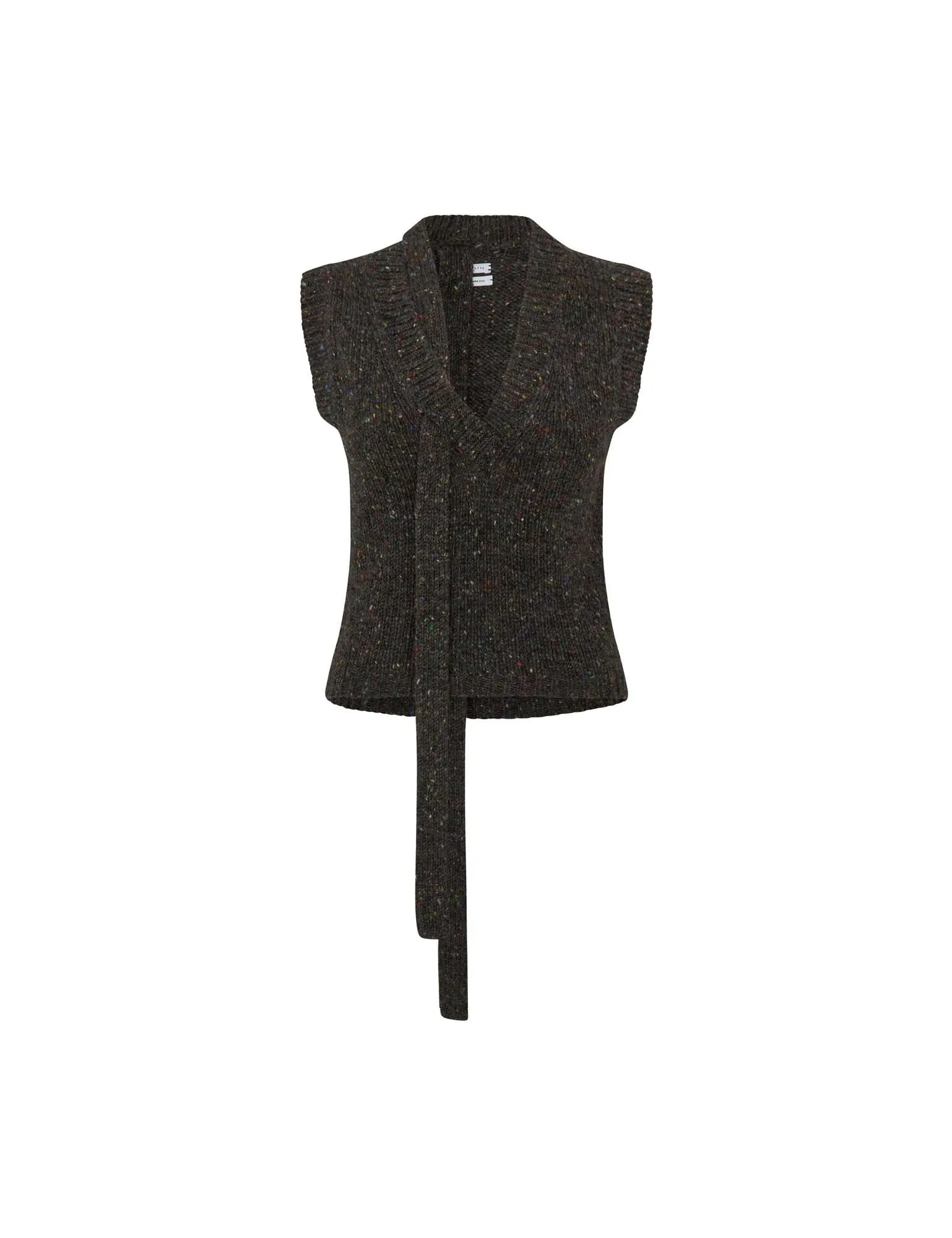 Rosemarie Vest — Speckled Grey
