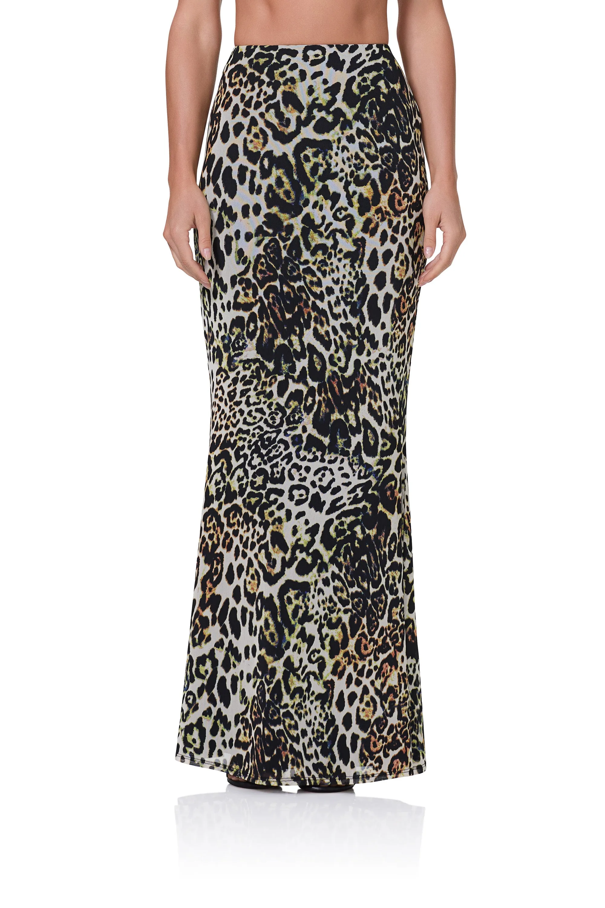 Tegan Maxi Skirt - Fall Animal