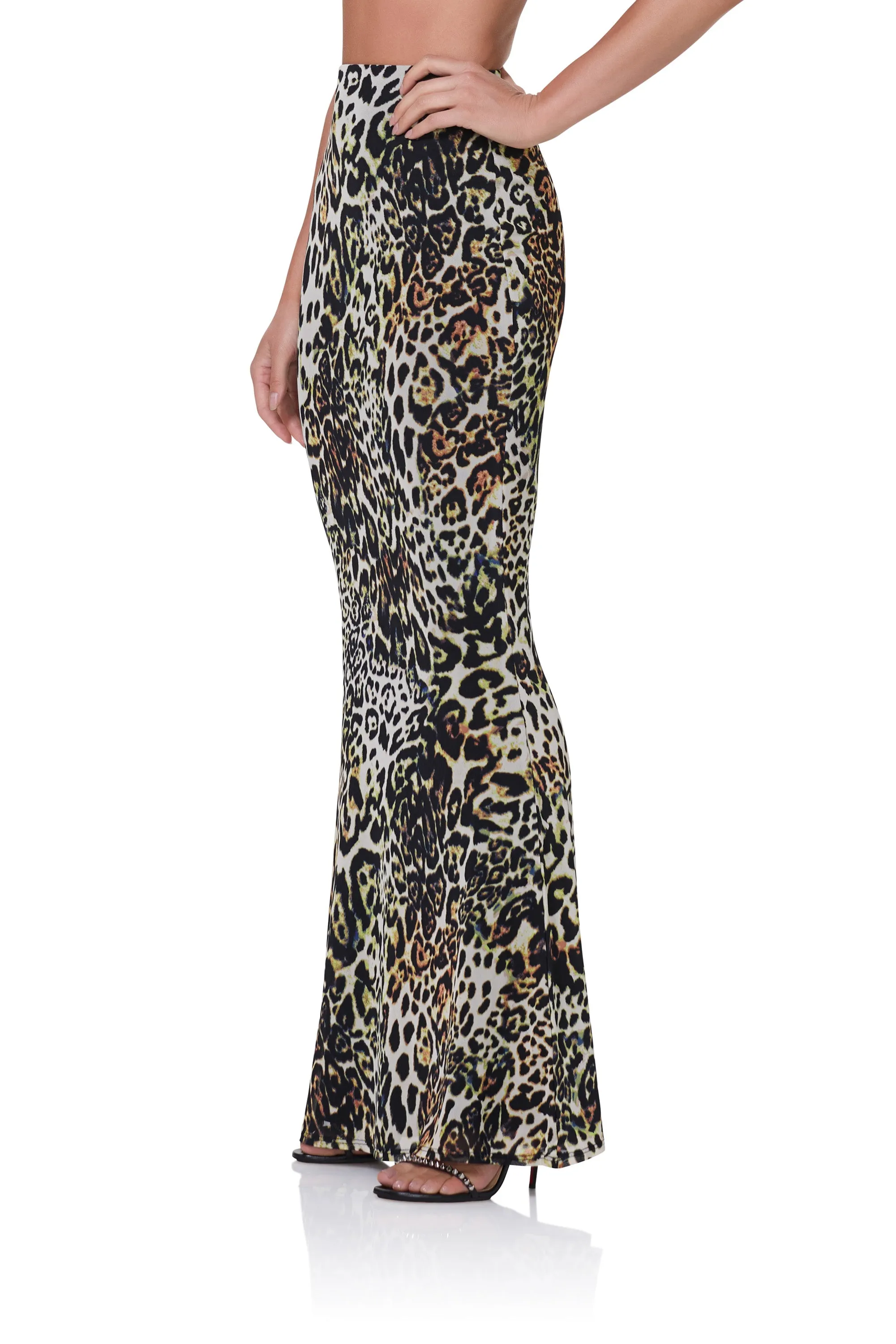 Tegan Maxi Skirt - Fall Animal