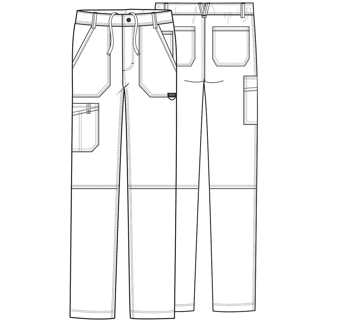 Tend WW Revolution Men's Fly Front Pant Pewter - Inseam 32" (81cm) TD-WW140PWT
