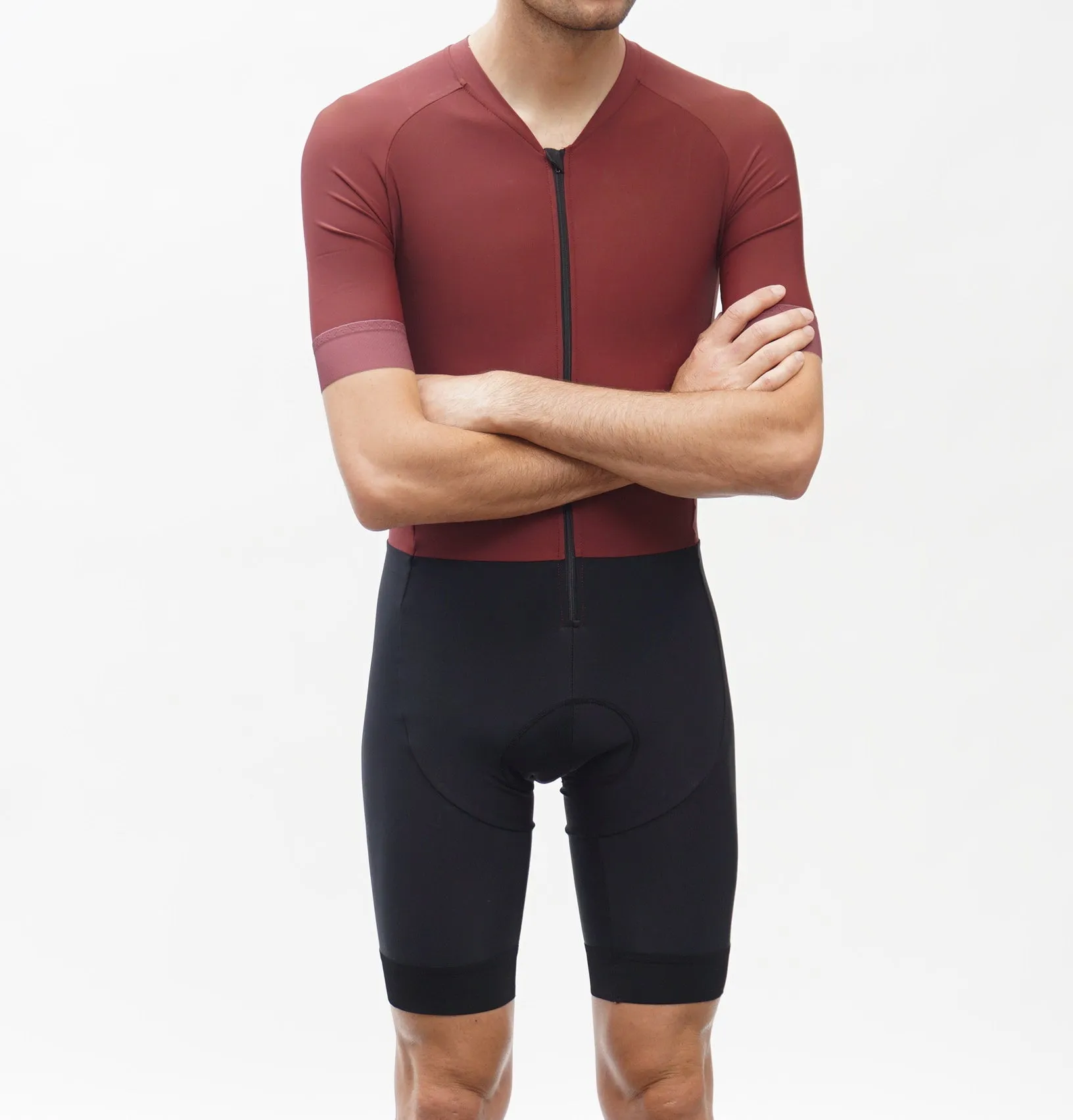 The Burgundy Road Suit