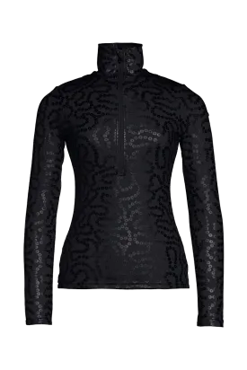 Thrill Sequin Print Ski Pully