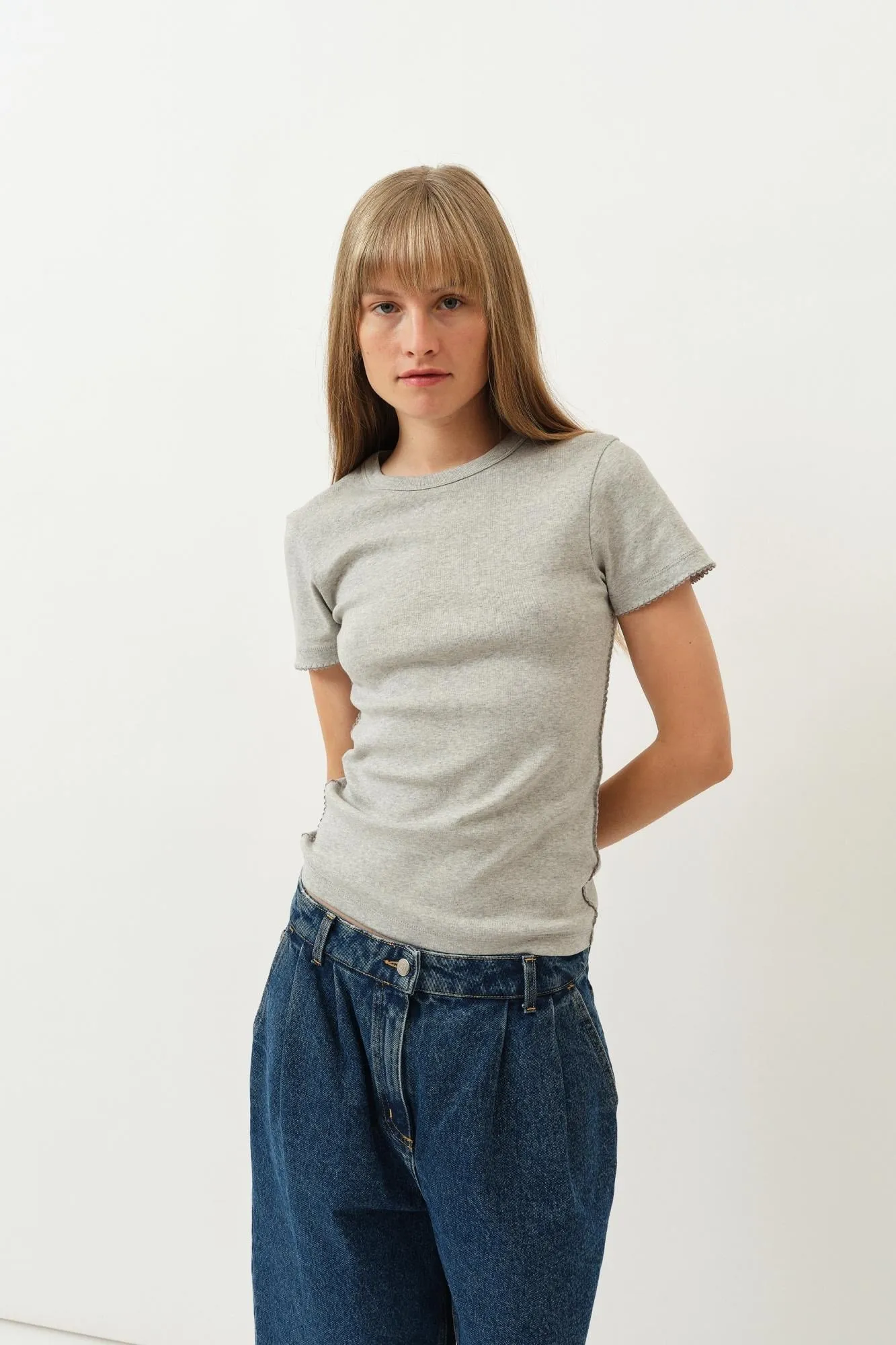 Uma T-Shirt — Grey Melange