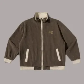 Wiaofellas  -  Hip Hop Solid Color Corduroy Jacket Men Streetwear Luxury Clothing Spring And Autumn Fashion Casual Male Baseball Varsity Coats