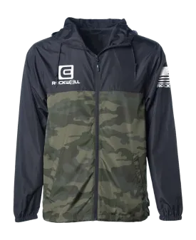 Windbreaker (Black/Green Camo)