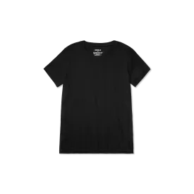 Women's Merino Wool Blend Crew Neck T-Shirt
