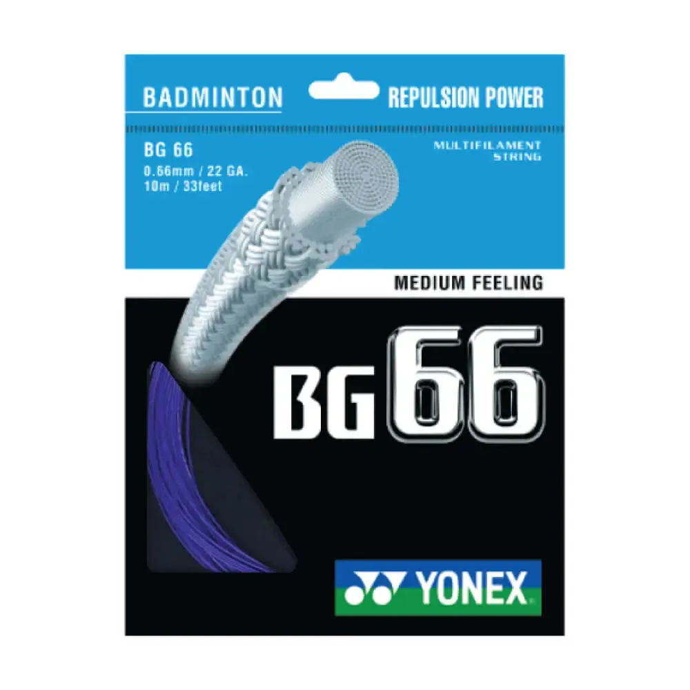Yonex BG 66 10m Badminton String (9 Colors)
