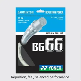 Yonex BG 66 10m Badminton String (9 Colors)