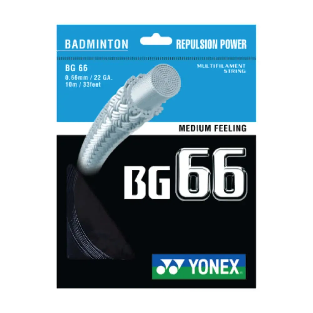 Yonex BG 66 10m Badminton String (9 Colors)