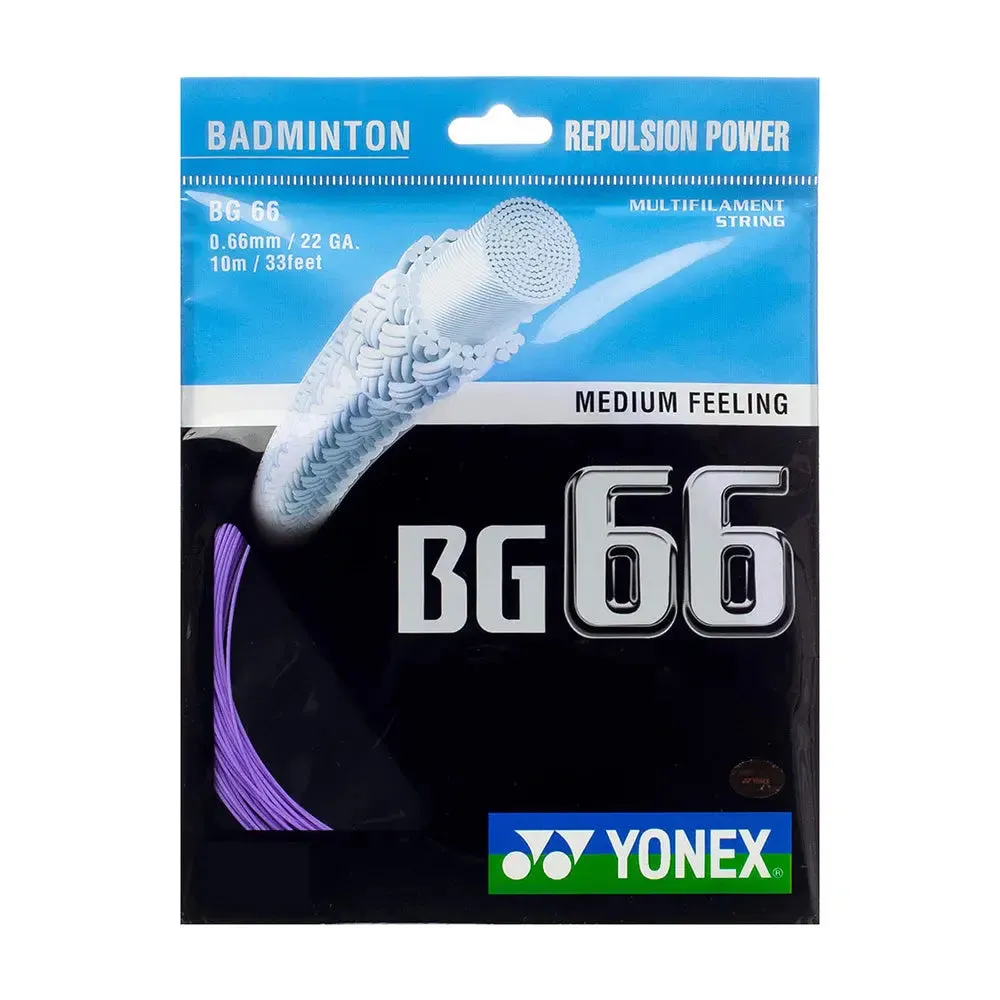 Yonex BG 66 10m Badminton String (9 Colors)