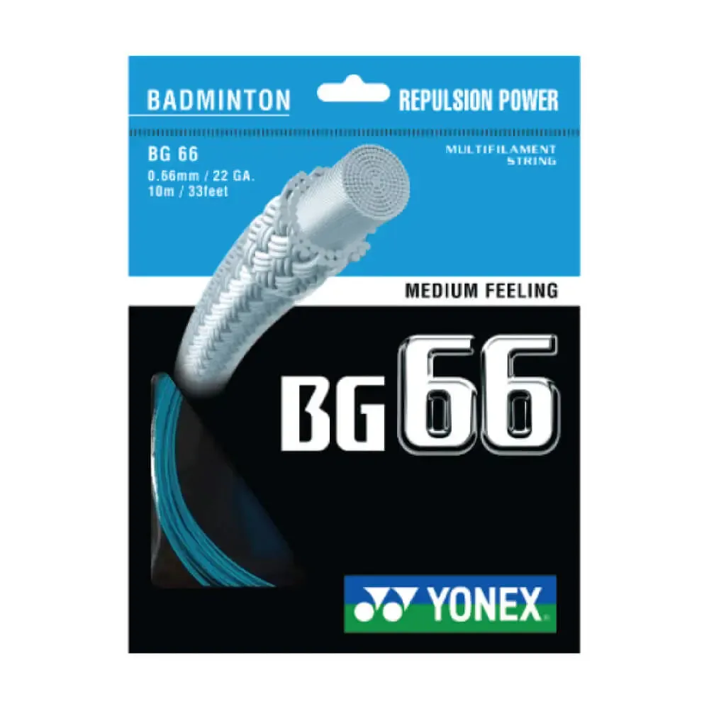 Yonex BG 66 10m Badminton String (9 Colors)